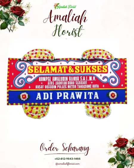 Papan Bunga Ucapan Selamat Cipatat